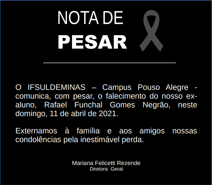 Nota de Pesar 2