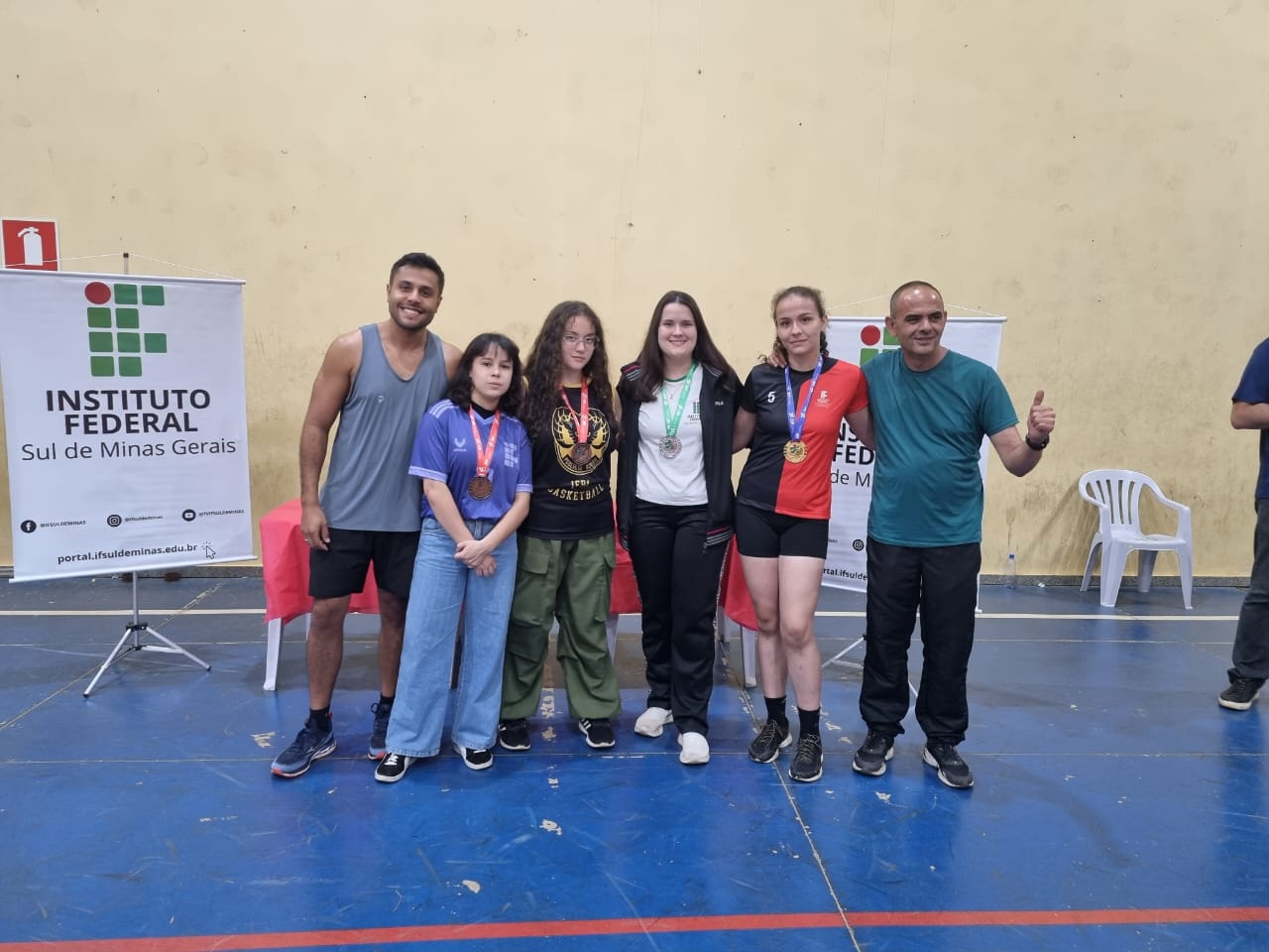 Premiação do Xadrez feminino